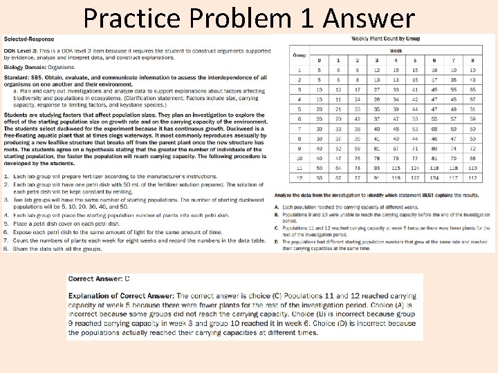 Practice Problem 1 Answer 