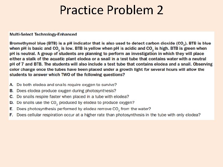 Practice Problem 2 