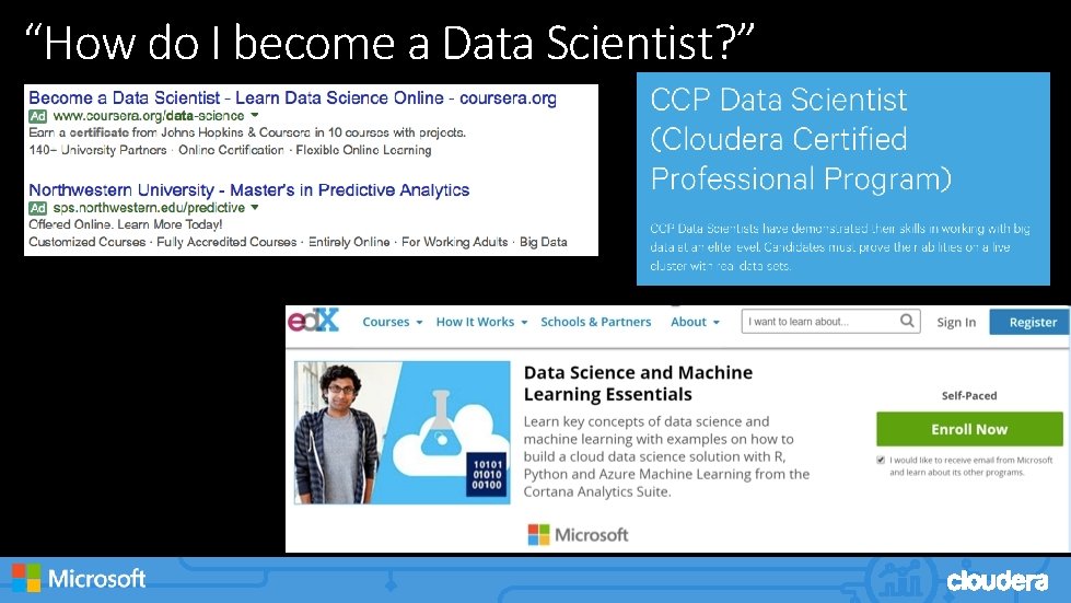 “How do I become a Data Scientist? ” 