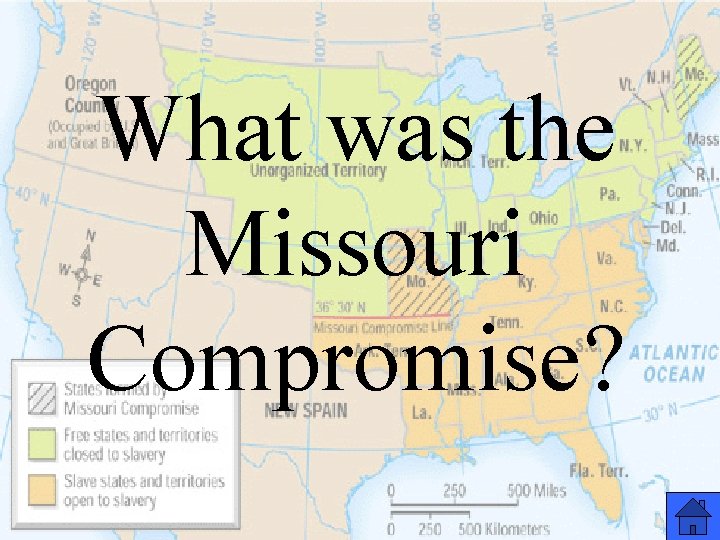 What was the Missouri Compromise? 