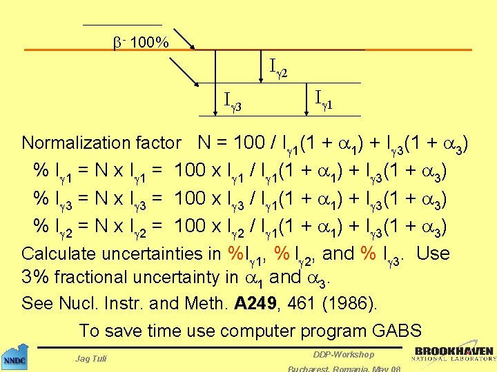 b- 100% Ig 2 Ig 3 Ig 1 Normalization factor N = 100 /