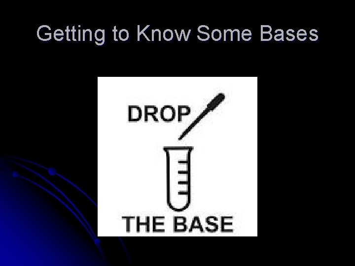 Getting to Know Some Bases 