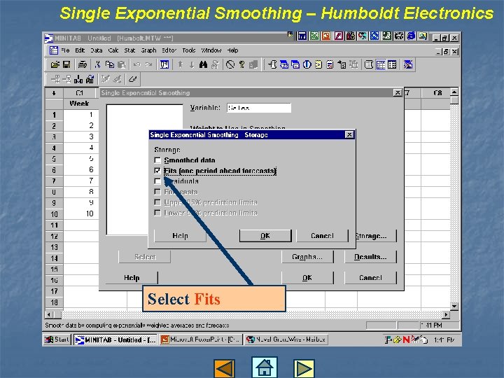 Single Exponential Smoothing – Humboldt Electronics Select Fits 