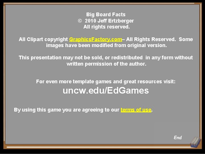 Big Board Facts © 2010 Jeff Ertzberger All rights reserved. All Clipart copyright Graphics. Big Board Facts © 2010 Jeff Ertzberger All rights reserved. All Clipart copyright Graphics.