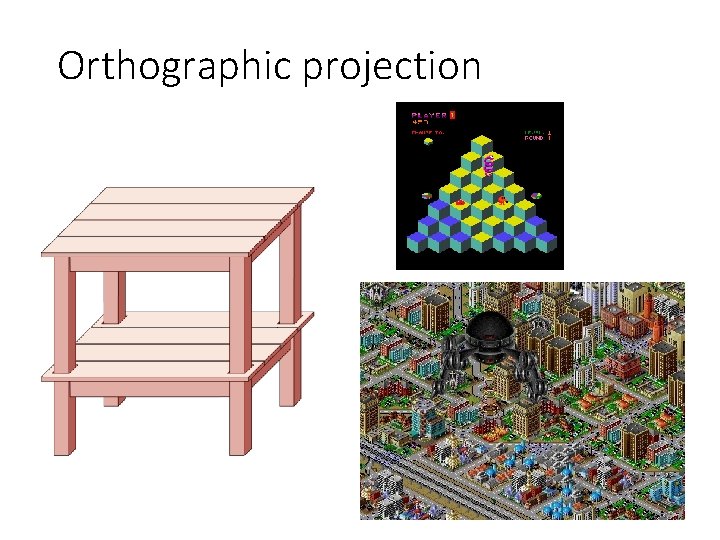 Orthographic projection 