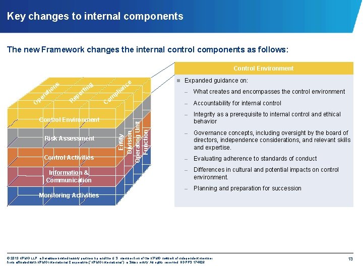 Key changes to internal components The new Framework changes the internal control components as