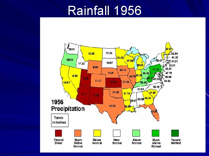 Rainfall 1956 