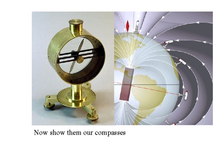 Now show them our compasses 