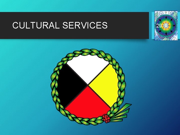 CULTURAL SERVICES 29 