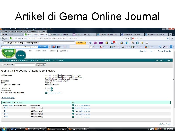 Artikel di Gema Online Journal 