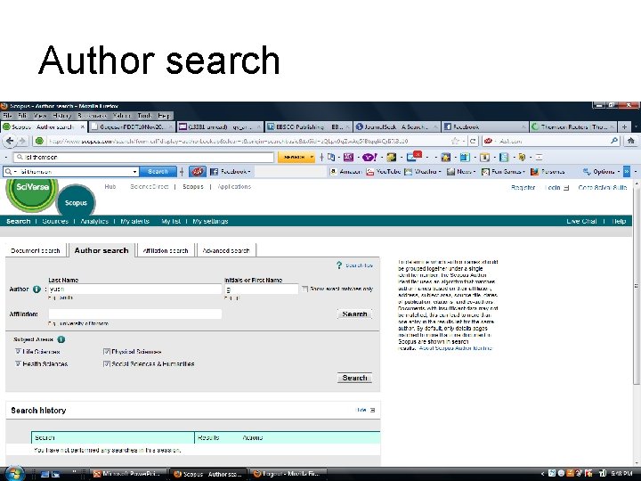 Author search 