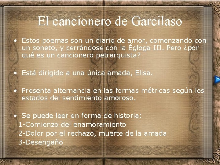 El cancionero de Garcilaso • Estos poemas son un diario de amor, comenzando con El cancionero de Garcilaso • Estos poemas son un diario de amor, comenzando con