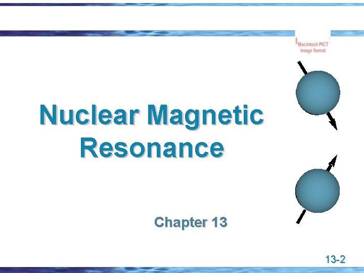 Nuclear Magnetic Resonance Chapter 13 13 -2 