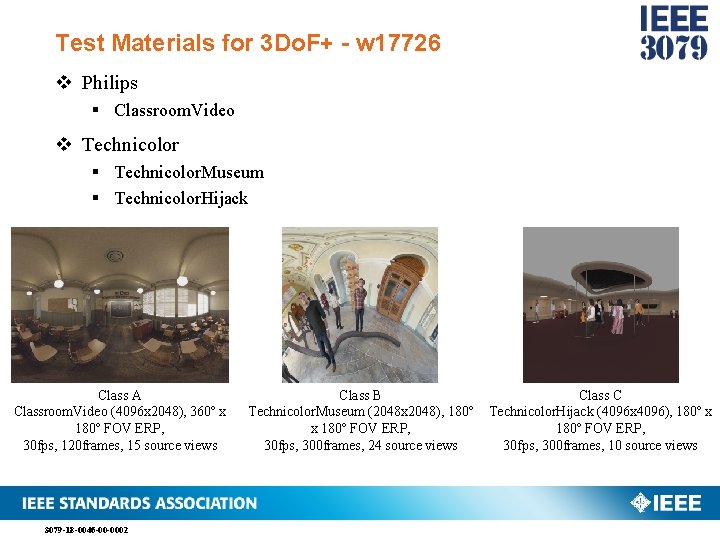 Test Materials for 3 Do. F+ - w 17726 v Philips § Classroom. Video