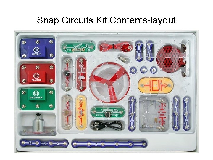 Snap Circuits Kit Contents-layout 