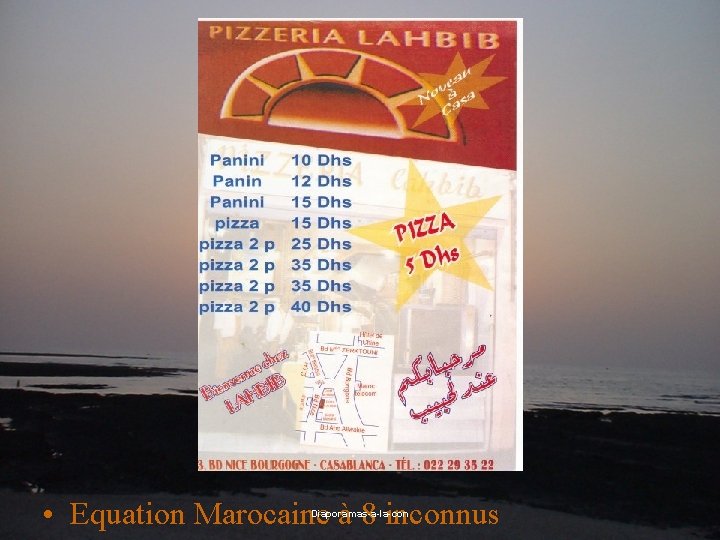  • Equation Marocaine à 8 inconnus Diaporamas-a-la-con 