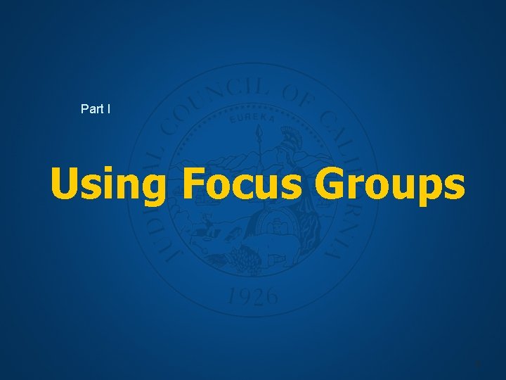 Part I Using Focus Groups 3 