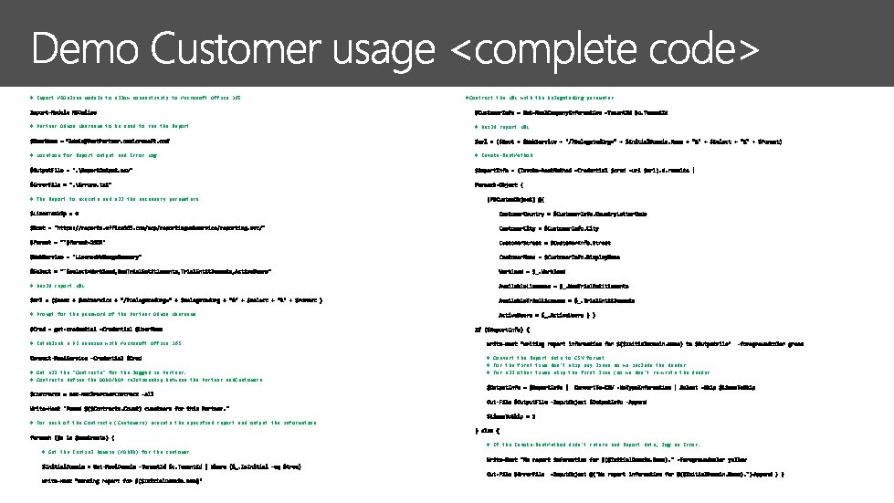 # Import MSOnline module to allow connectivity to Microsoft Office 365 #Contruct the URL