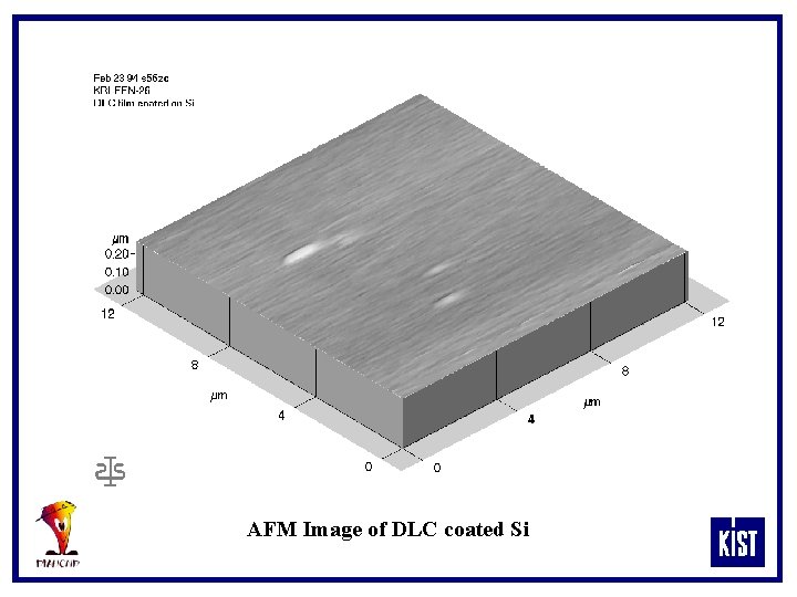 AFM Image of DLC coated Si 