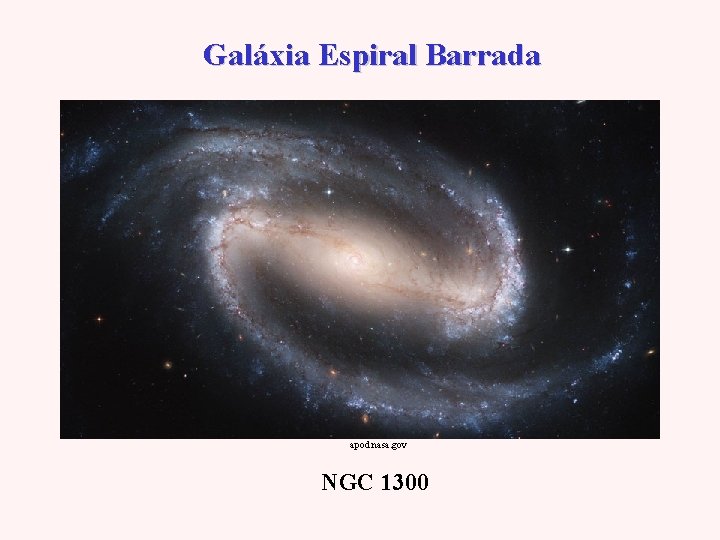 Galáxia Espiral Barrada apod. nasa. gov NGC 1300 