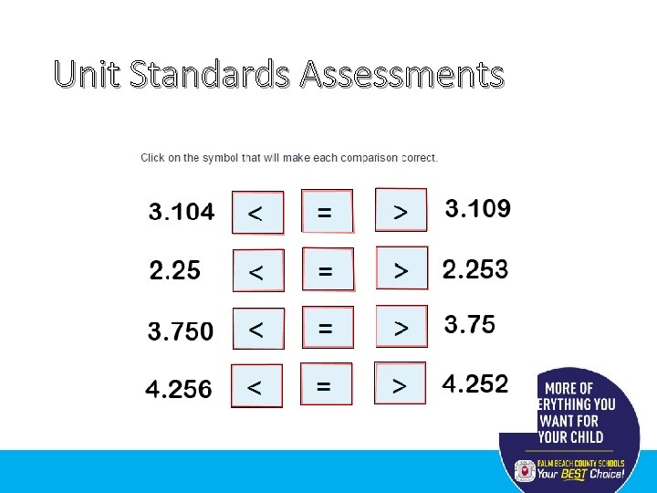 Unit Standards Assessments 