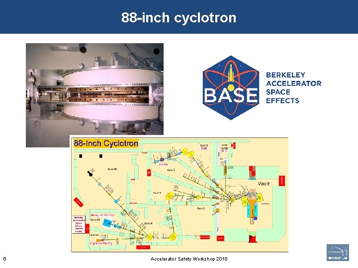 88 -inch cyclotron 6 Office of Science Accelerator Safety Workshop 2018 6 6 