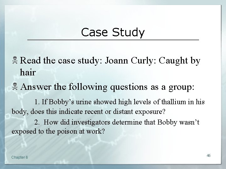 Case Study N Read the case study: Joann Curly: Caught by hair N Answer