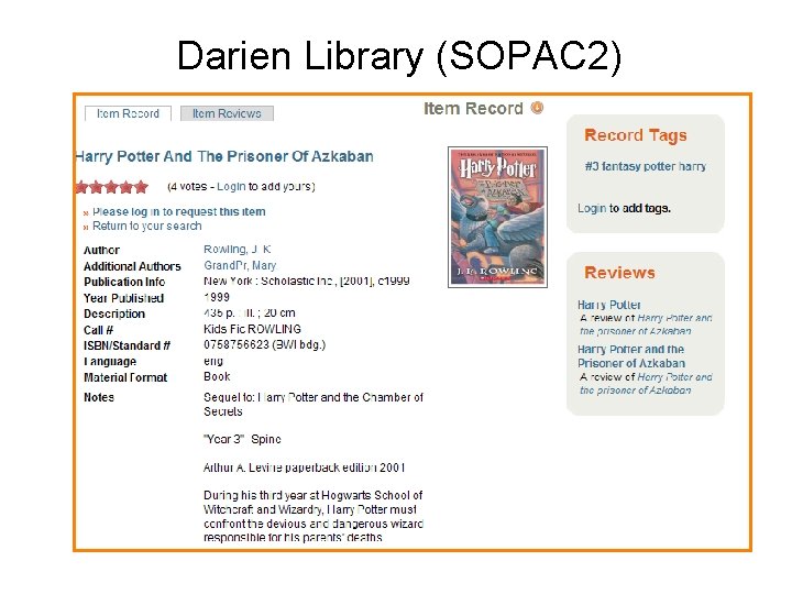 Darien Library (SOPAC 2) 