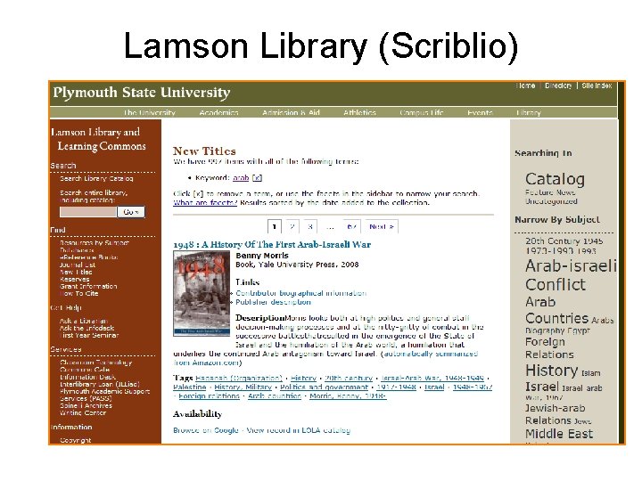 Lamson Library (Scriblio) 
