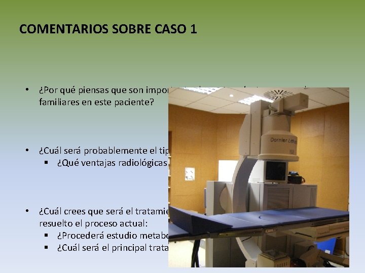 COMENTARIOS SOBRE CASO 1 • ¿Por qué piensas que son importantes los antecedentes personales