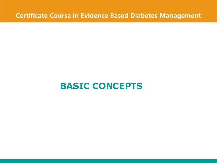 BASIC CONCEPTS 