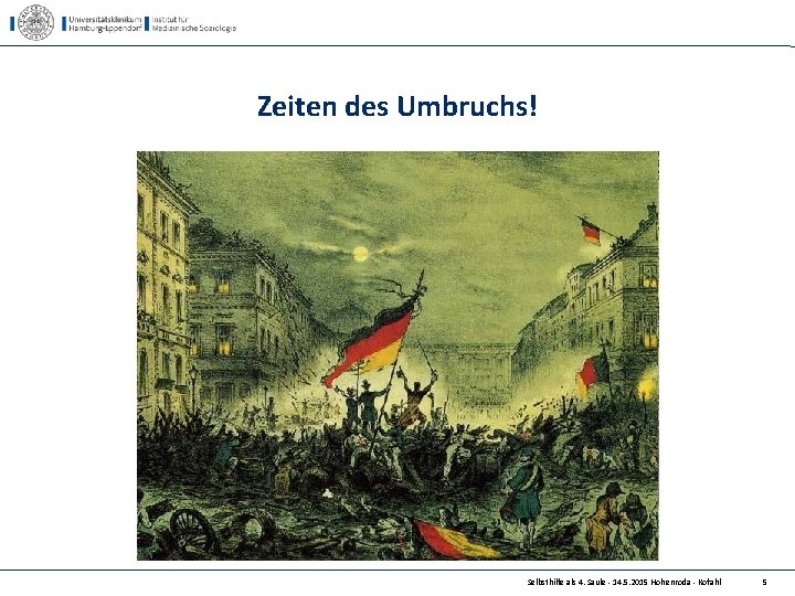 Zeiten des Umbruchs! Selbsthilfe als 4. Säule - 14. 5. 2015 Hohenroda - Kofahl