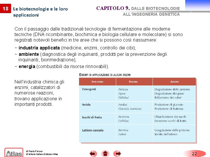 18 Le biotecnologie e le loro applicazioni CAPITOLO 9. DALLE BIOTECNOLOGIE ALL’INGEGNERIA GENETICA Con