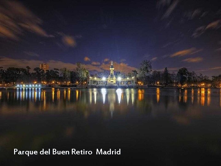 Parque del Buen Retiro Madrid 