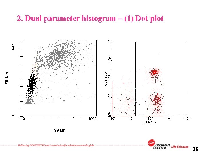 2. Dual parameter histogram – (1) Dot plot 36 