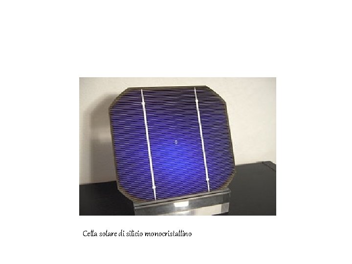 Cella solare di silicio monocristallino 