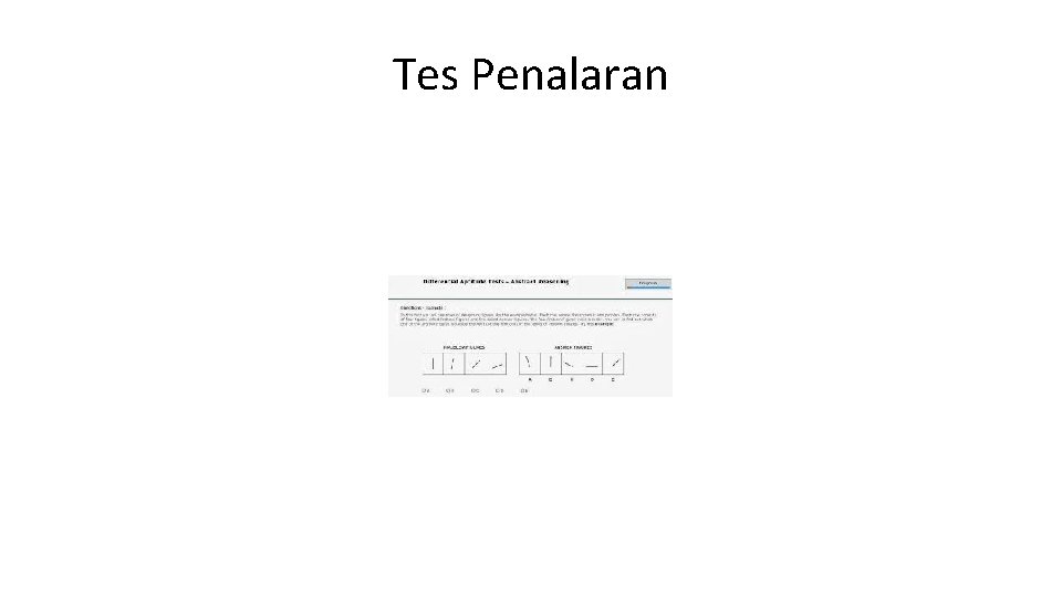 Tes Penalaran 