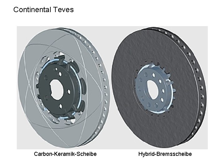 Continental Teves Carbon-Keramik-Scheibe Hybrid-Bremsscheibe 