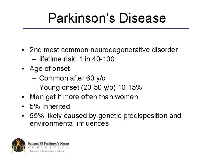 Diagnosis and Treatment of Parkinsons Disease Jeff Bronstein