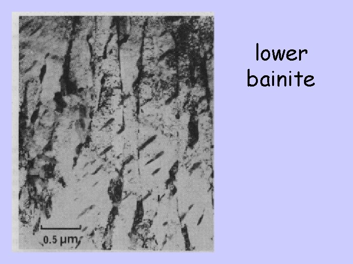 lower bainite 