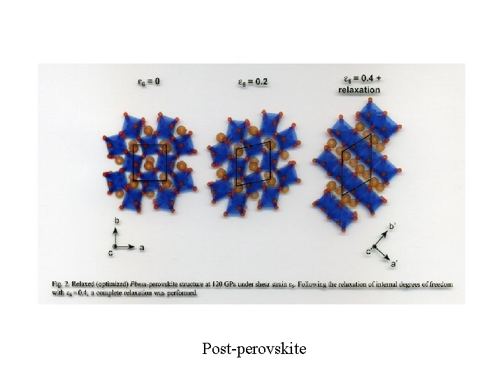 Post-perovskite 