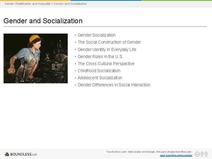 Gender Stratification and Inequality > Gender and Socialization • Gender Socialization • The Social