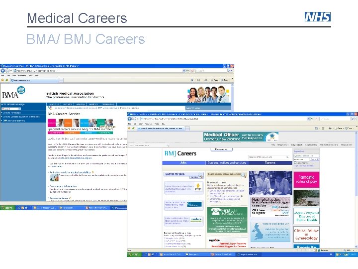 Medical Careers BMA/ BMJ Careers Medical Careers BMA/ BMJ Careers