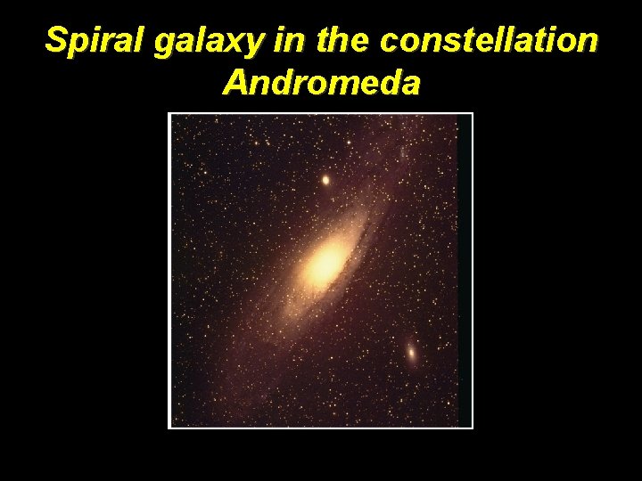 Spiral galaxy in the constellation Andromeda 