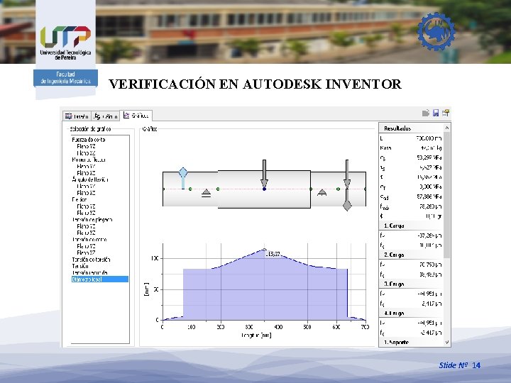 VERIFICACIÓN EN AUTODESK INVENTOR Slide Nº 14 
