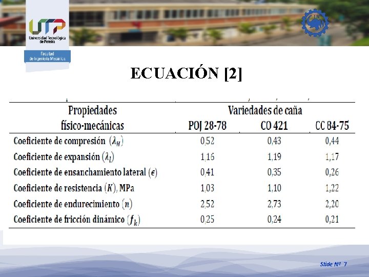 ECUACIÓN [2] Slide Nº 7 
