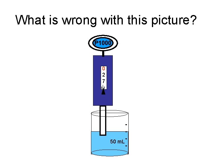 What is wrong with this picture? P 1000 0 2 7 | || ||