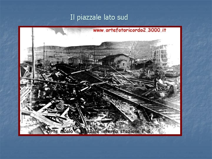 Il piazzale lato sud 