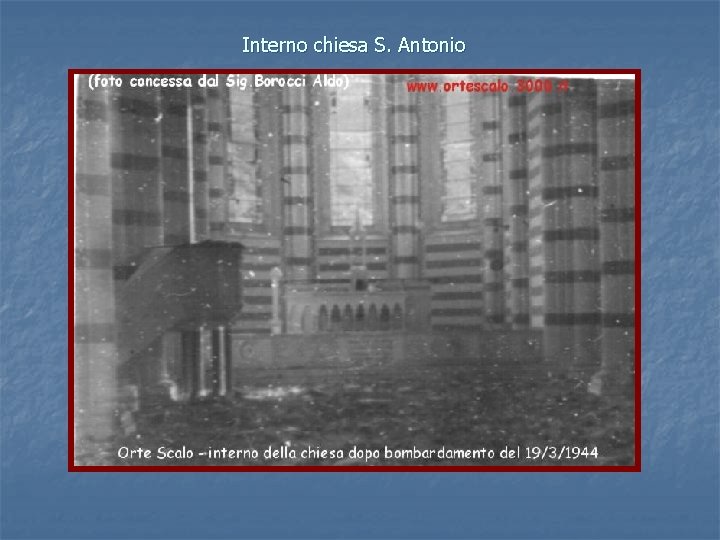 Interno chiesa S. Antonio 