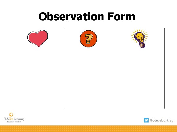 Observation Form 